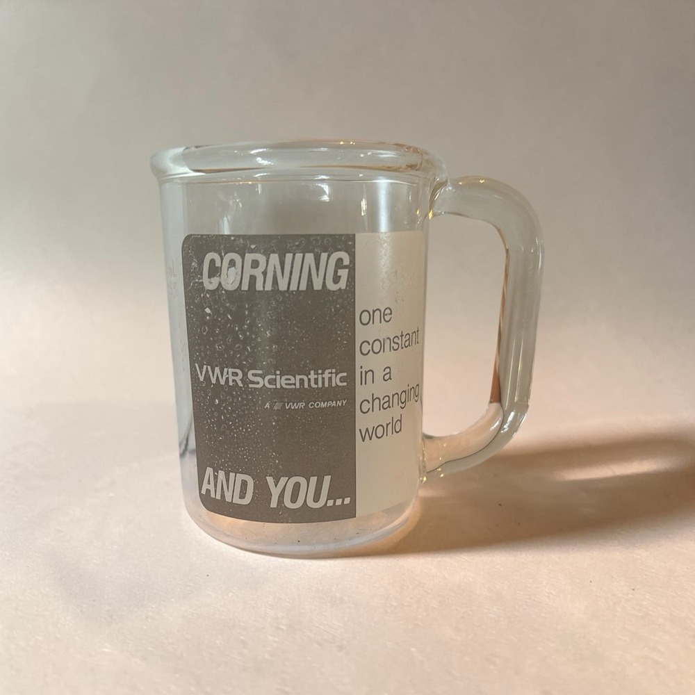 Corning VWR Scientific glass 400ML Pyrex Mug